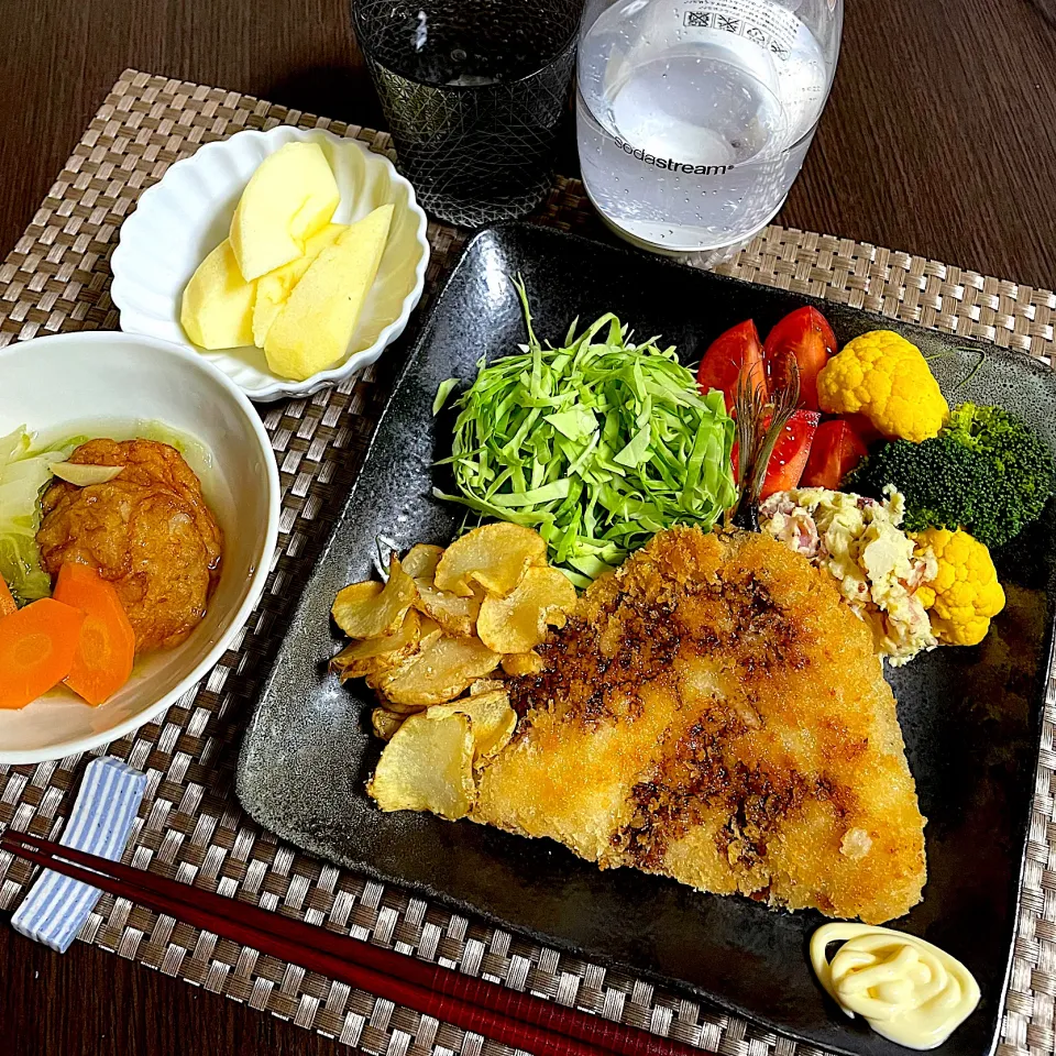 12/13晩ご飯：アジフライ|ななみんさん