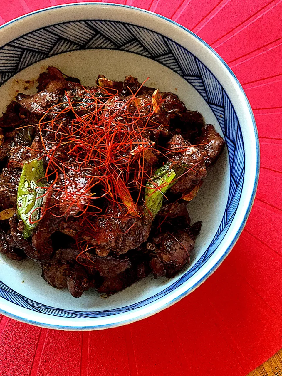 まぁさんの料理 鳥肝の四川豆板醤煮(  ˙▿˙　)からっ！|ジュンコ バイヤーさん