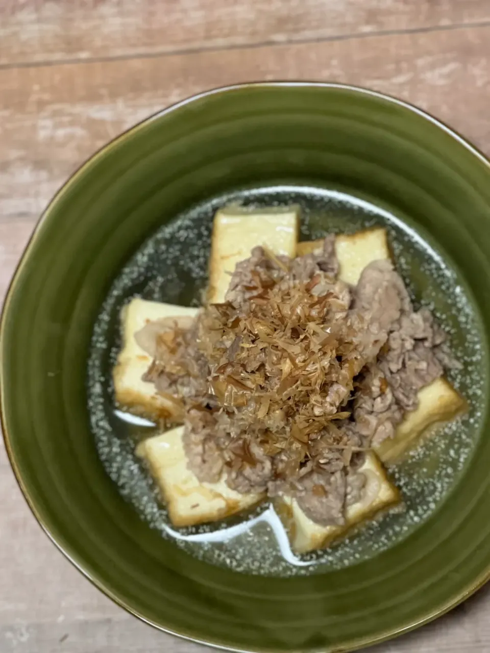 厚揚げと豚肉の煮物|ぽたーさん