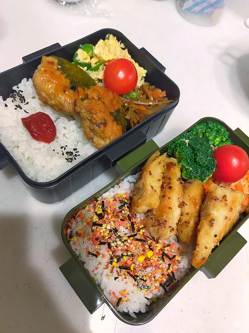 旦那弁当
ほぼ残り物の冷凍おかず😅|羊さんさん