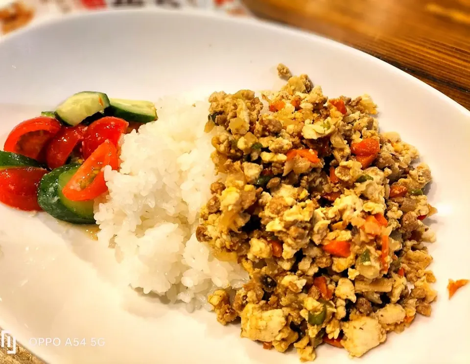 大豆ミートカレー風味の炒り豆腐|ankoさん