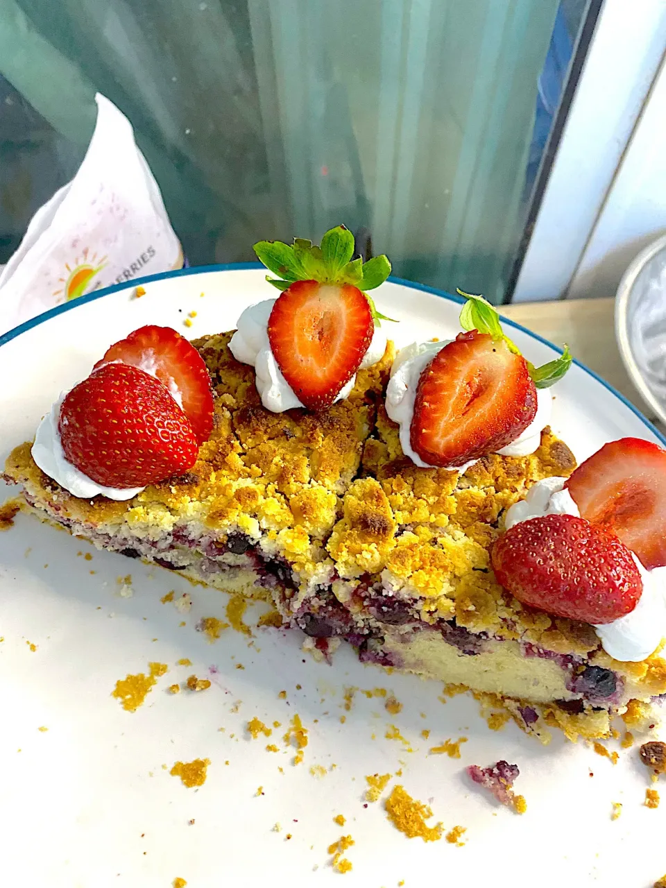 Blueberry crumble cake|Belle Ratsameeさん