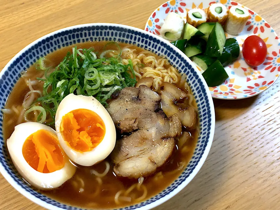 Snapdishの料理写真:醤油ラーメン^_^|さおりさん