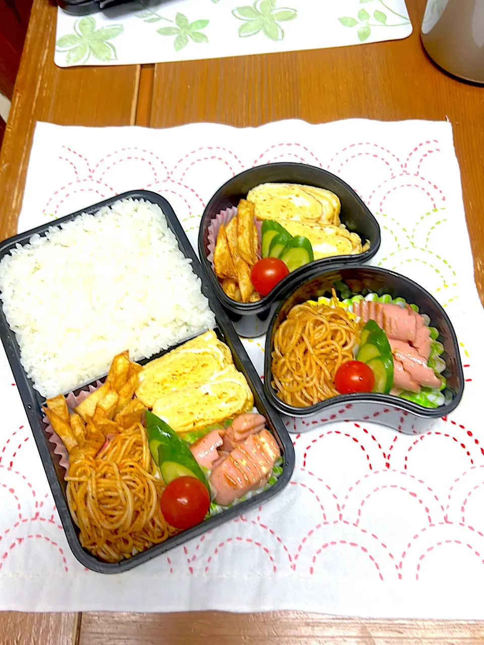 Snapdishの料理写真:12月16日金曜日スバゲティ弁当|アッキーさん