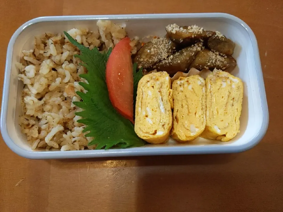 鯖缶ご飯とだし巻き弁当|こうさん