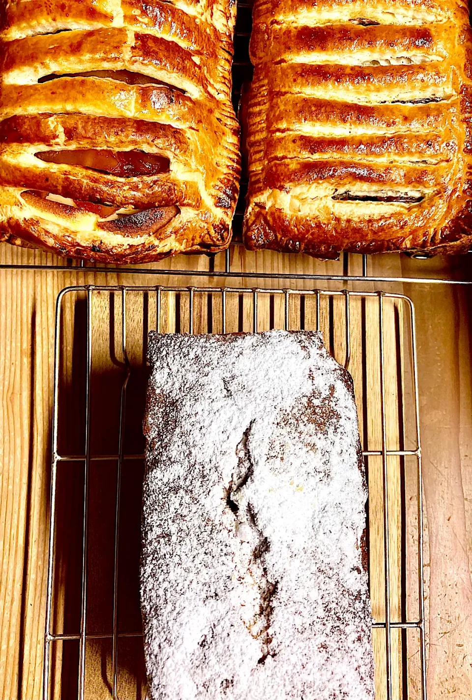 シュトレーン風パウンドケーキとパイ|真珠きょうだいママさん