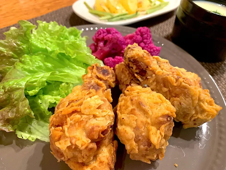 韓国チキン【衣がザクザク・ガリガリ】|いちごさん