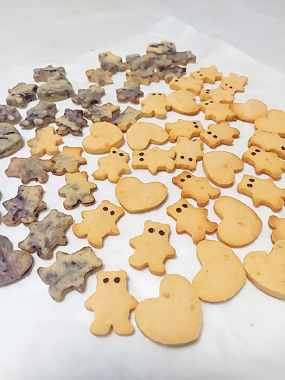 Snapdishの料理写真:米粉クッキー🍪
ブルーベリージャムマーブル|Keiさん