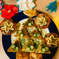 Snapdishの料理写真:餃子のクリスマスツリー🎄|Hiromi Okamotoさん