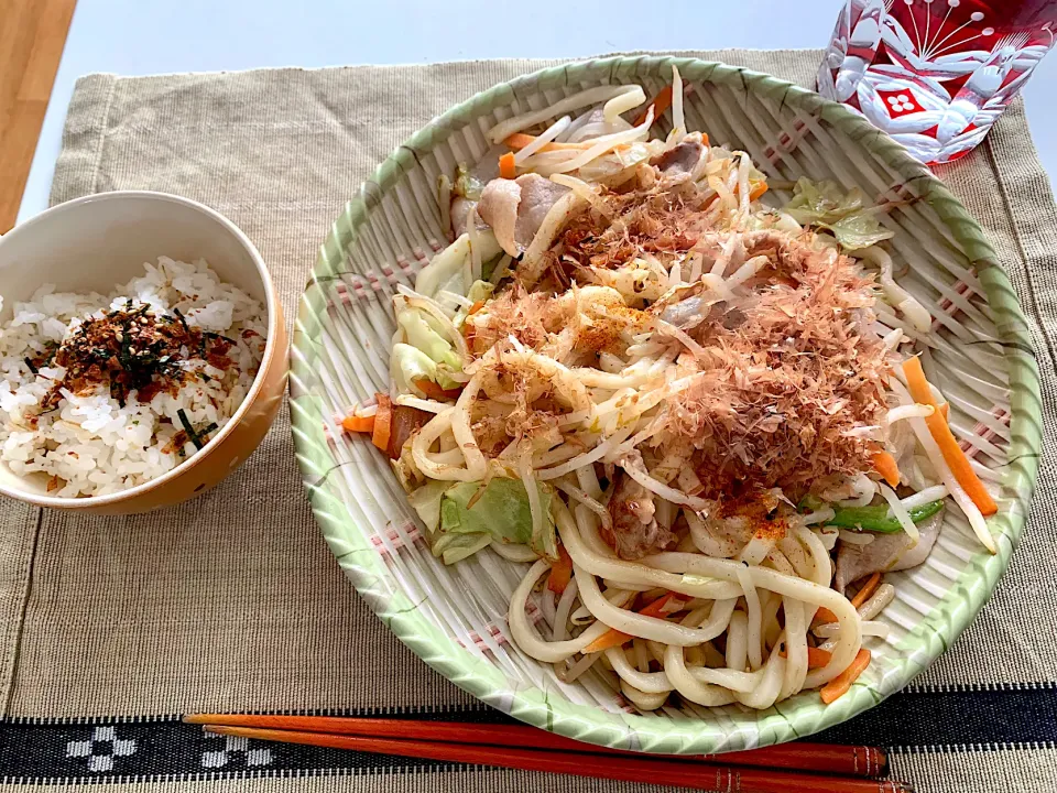 白だし焼きうどん定食|Masaaki Fukuyamaさん