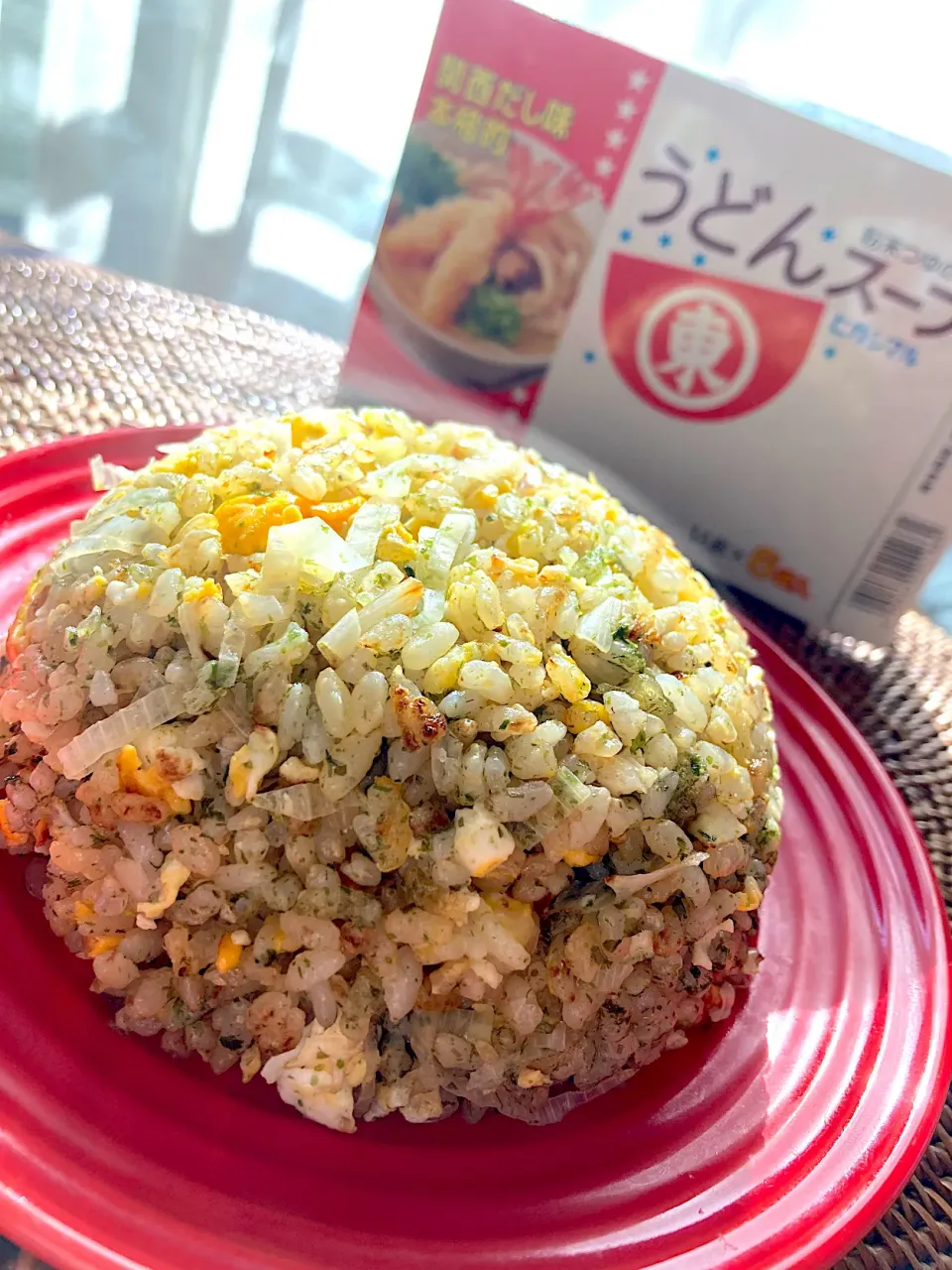 ヒガシマルうどんスープでサクサクたぬきチャーハン😋🍚💕✨|アイさん