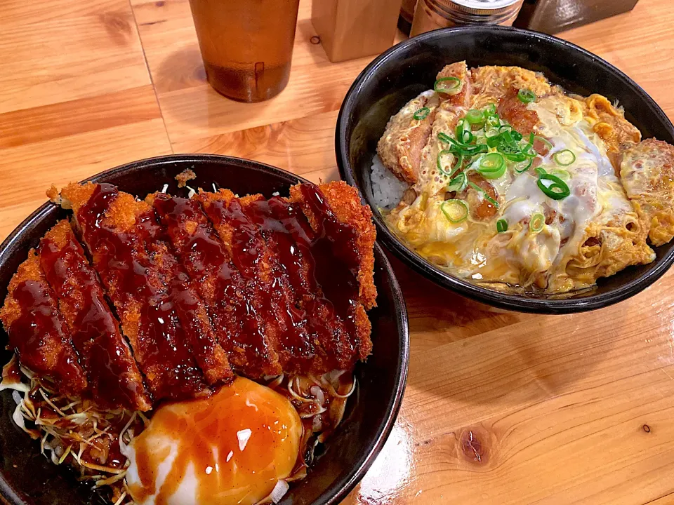 吉兵衛　ソースカツ丼　たまごとじ丼|inokocafeさん