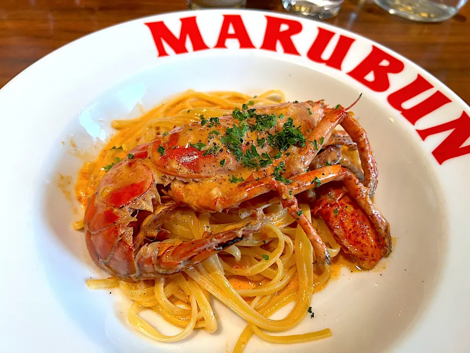 今日のランチは、オマール海老のトマトソース🍝🦞|yokoさん