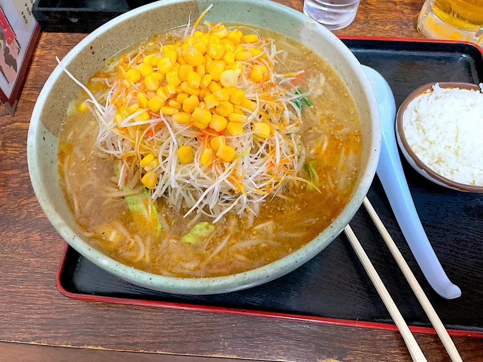 Snapdishの料理写真:ネギ味噌ラーメン（らーめん江南）♫|あやとん♪さん