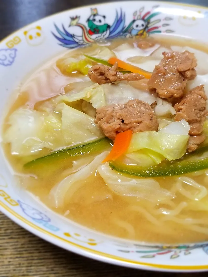 パパ作👨大豆のお肉de味噌ラーメン|ぱんだのままんさん