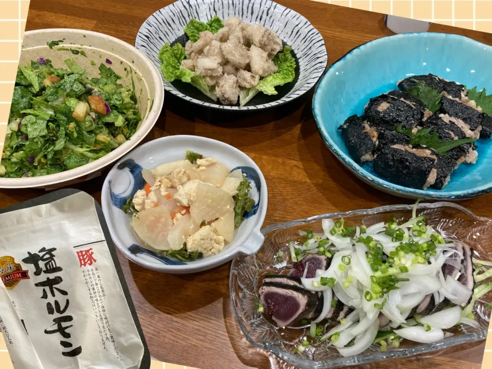 今日もまた　頂き物で 晩ご飯|sakuramochiさん