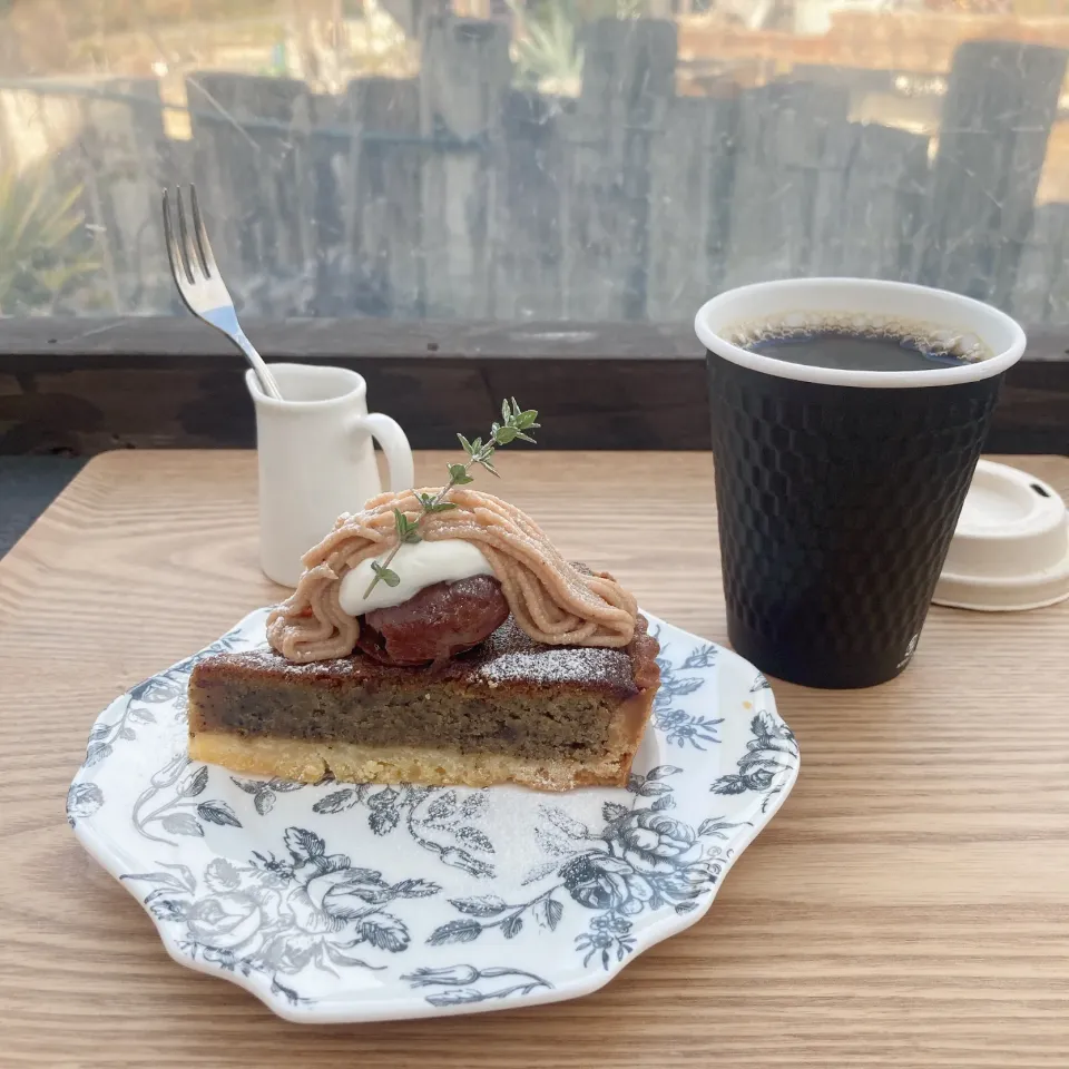 Snapdishの料理写真:コーヒーマロンタルト|ちゃみこさん