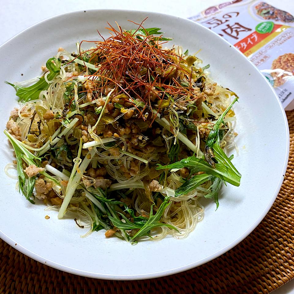 まるまさんの料理 春雨入り高菜炒め