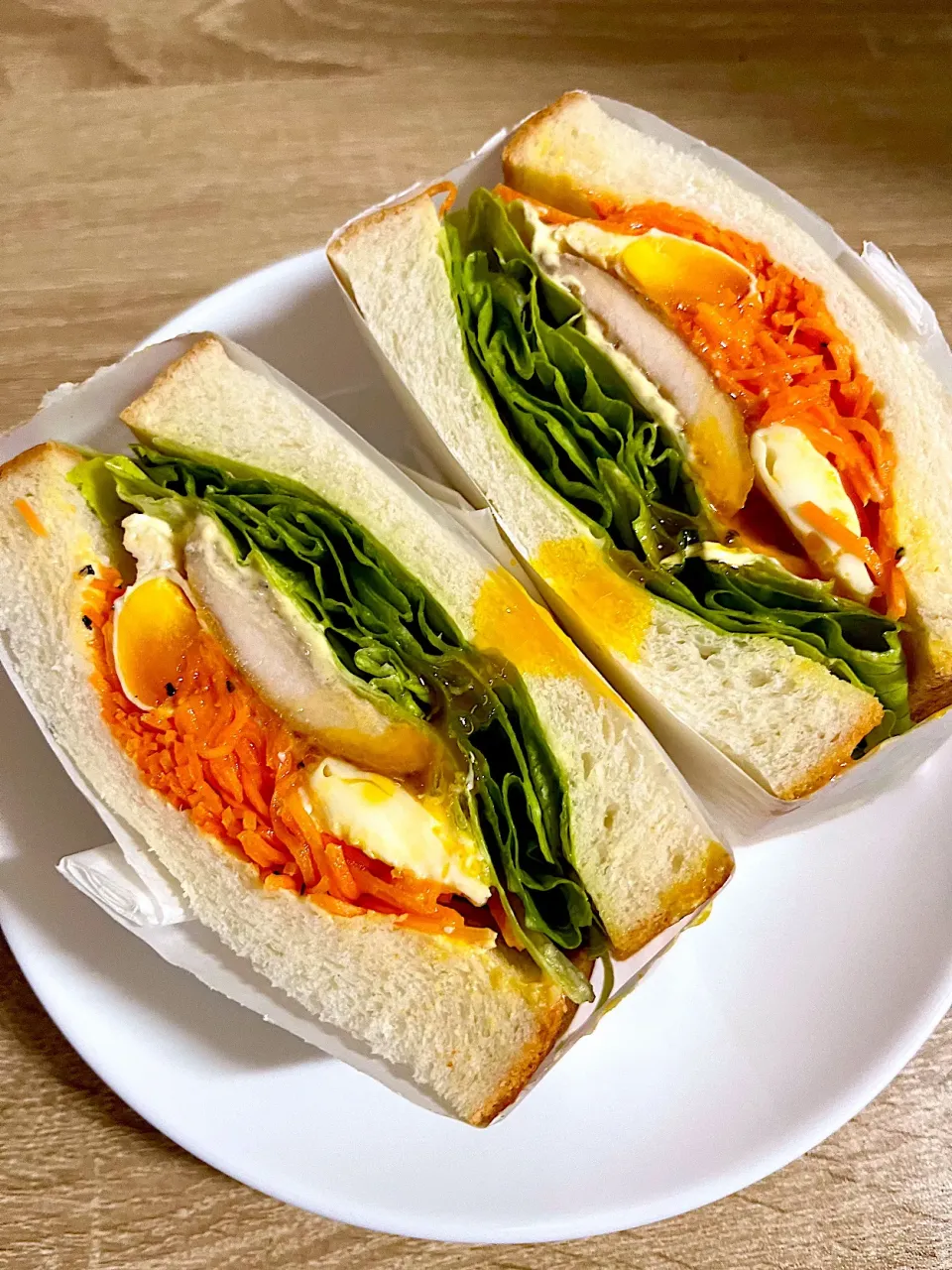 照り焼きチキンのわんぱくサンド🍞|凛さん