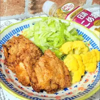 Snapdishの料理写真:鶏もも肉の唐揚げ☆|とももんさん