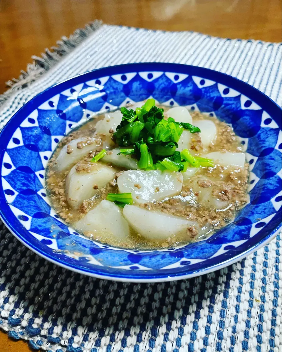 レオンさんの料理 カブのピリ辛あんかけ|めんちゃんさん