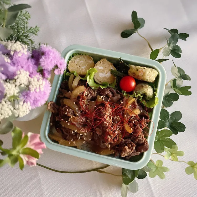 12/20❤︎主人の牛丼弁当🌱|Makinsさん