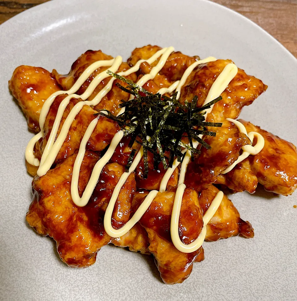 鶏ムネの照りマヨチキン|まっすーさん