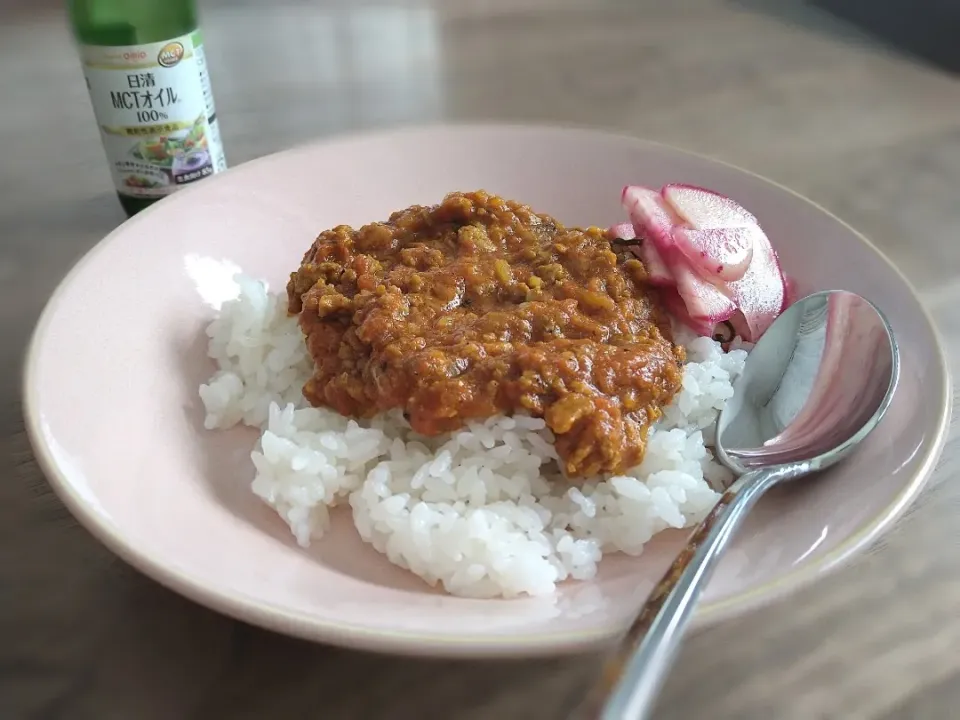 キーマカレーにも MCTオイルのパワー|古尾谷りかこさん