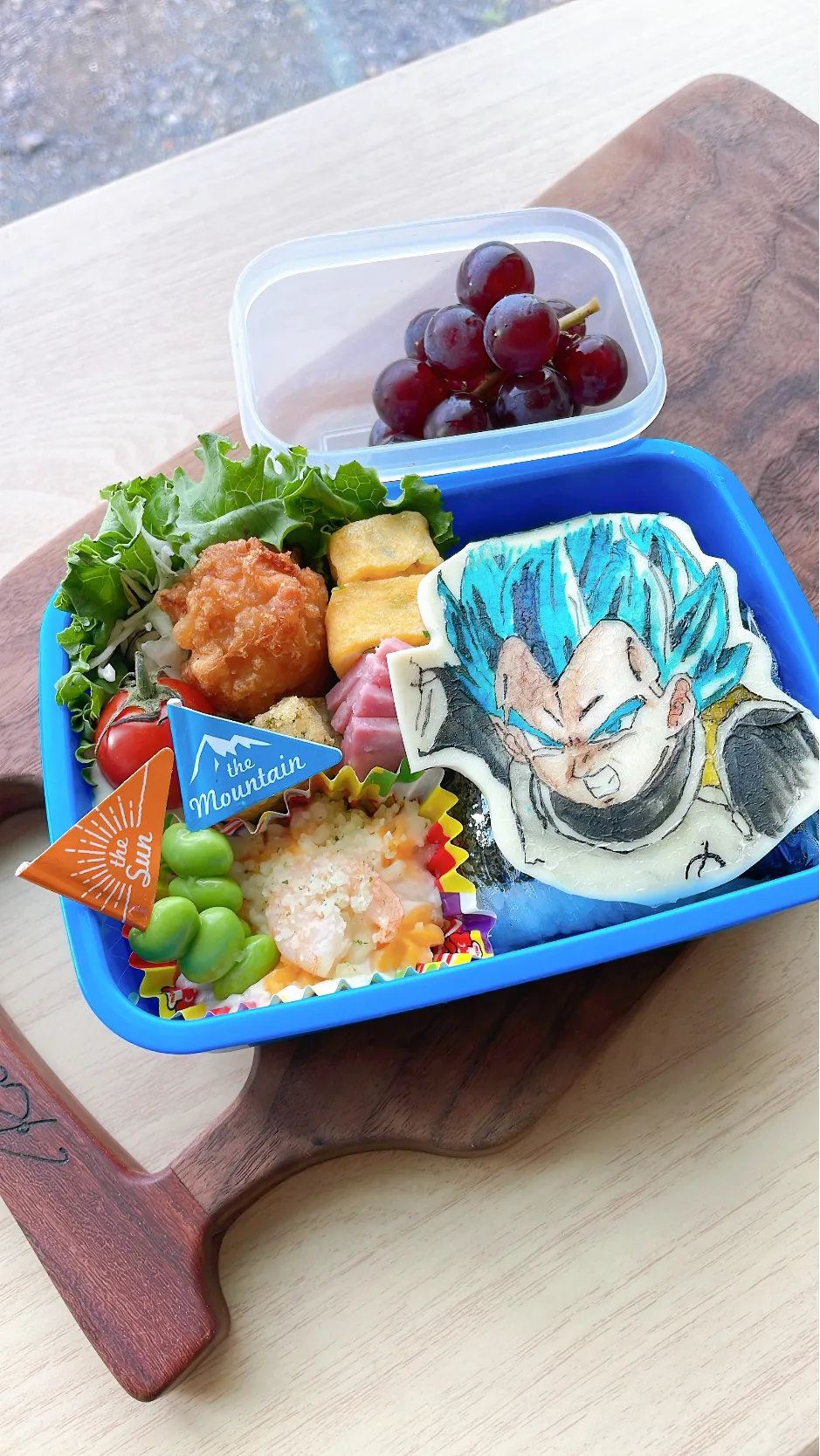 Snapdishの料理写真:オブアート弁当🍱　ベジータ💙|三上琴海さん