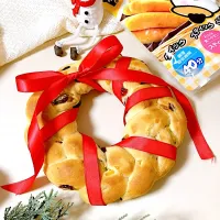 クリスマスリースパン🎄