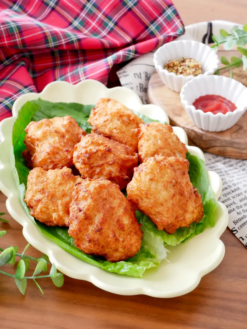 鶏むね肉と豆腐のチキンナゲット|maina(米山真衣)さん