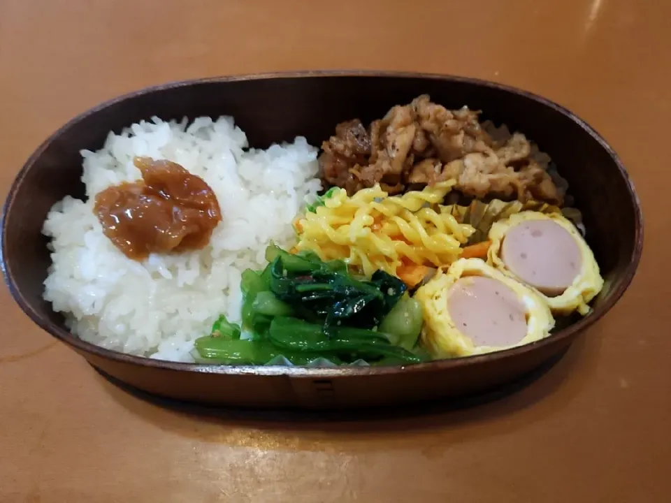 Snapdishの料理写真:豚こま味噌マヨ焼き弁当|こうさん