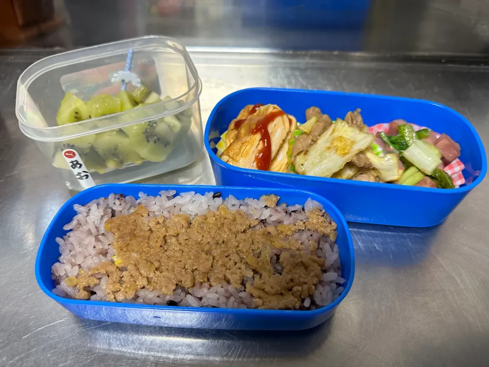 Snapdishの料理写真:今年最後の二男の弁当🍱|FXTKJさん