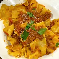 Snapdishの料理写真:Straccetti al ragù d’anatra|Chris Shannonさん