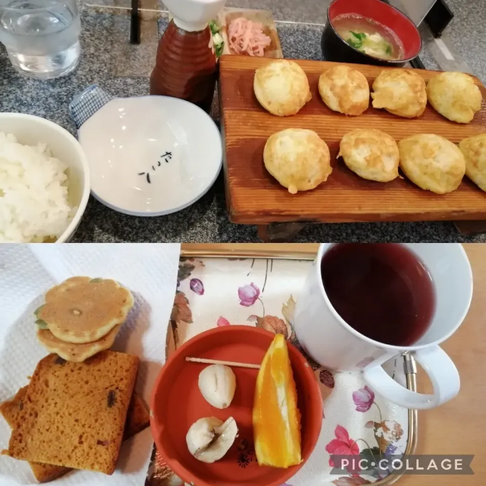 明石焼定食とおやつ|よっちんさん