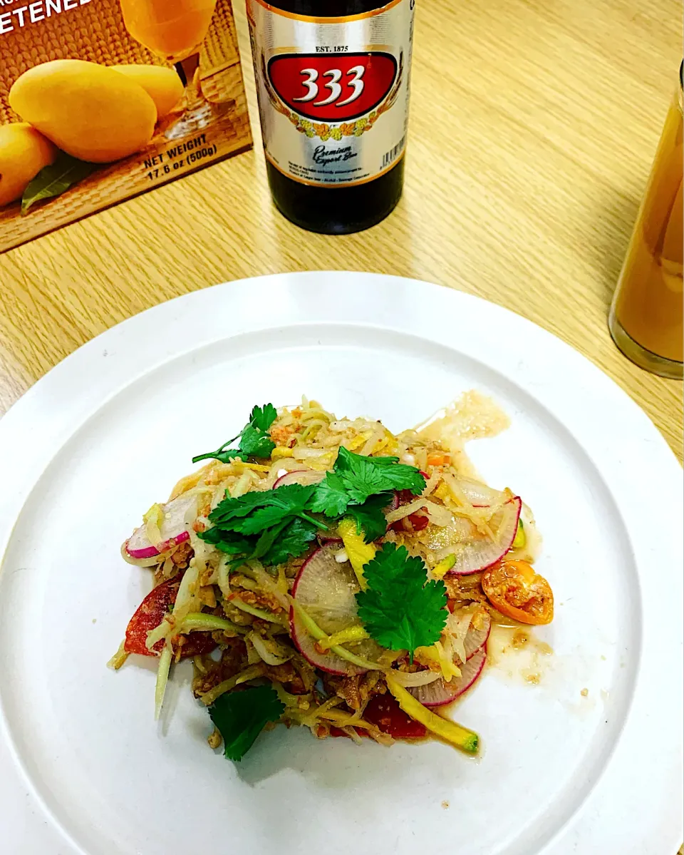 ソムタムタイ（ส้มตำไทย）
Thai papaya salad 青パパイヤのサラダ|KimaLABOさん