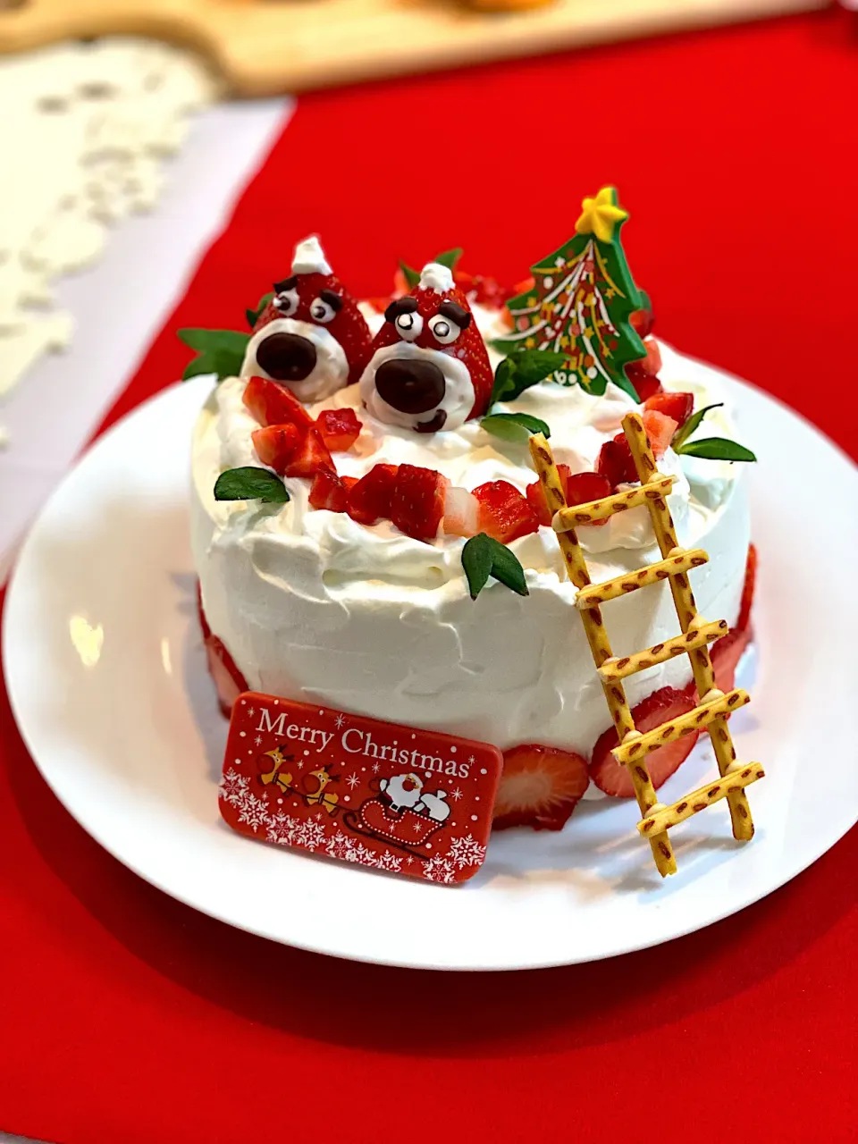 手作りクリスマスケーキ|アパッチさん