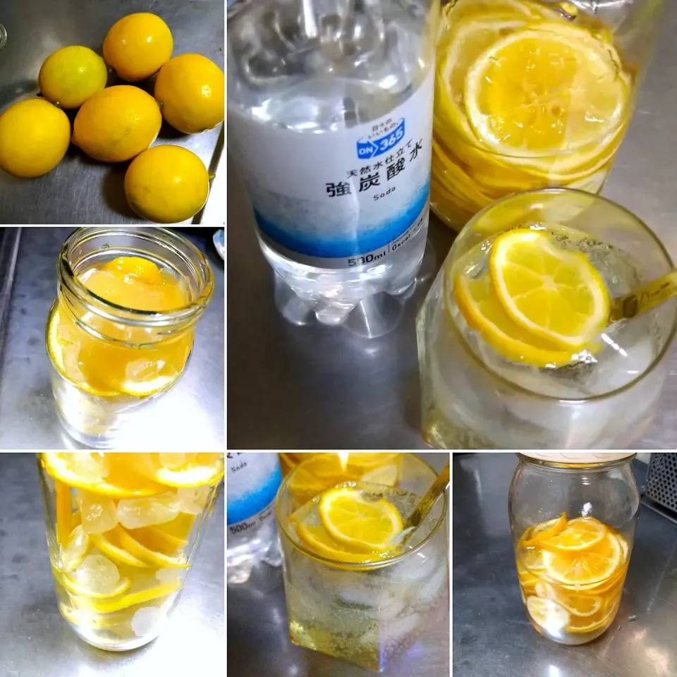 Snapdishの料理写真:自家製レモネード🍋|うたかた。さん