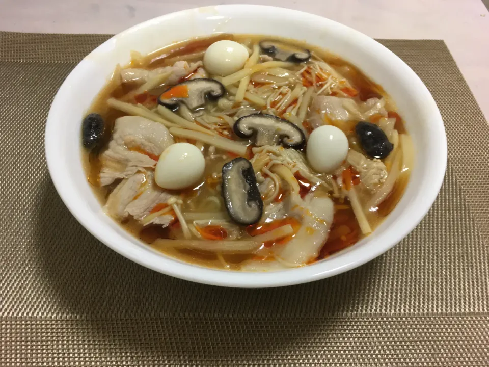 酸辣湯麺|ももさん