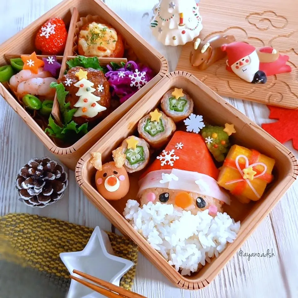 ✨🎅🎄🎁✨🎅🎄🎁✨
✴️Merry Christmas✴️
サンタクロースおにぎり弁当|ayano.adshさん