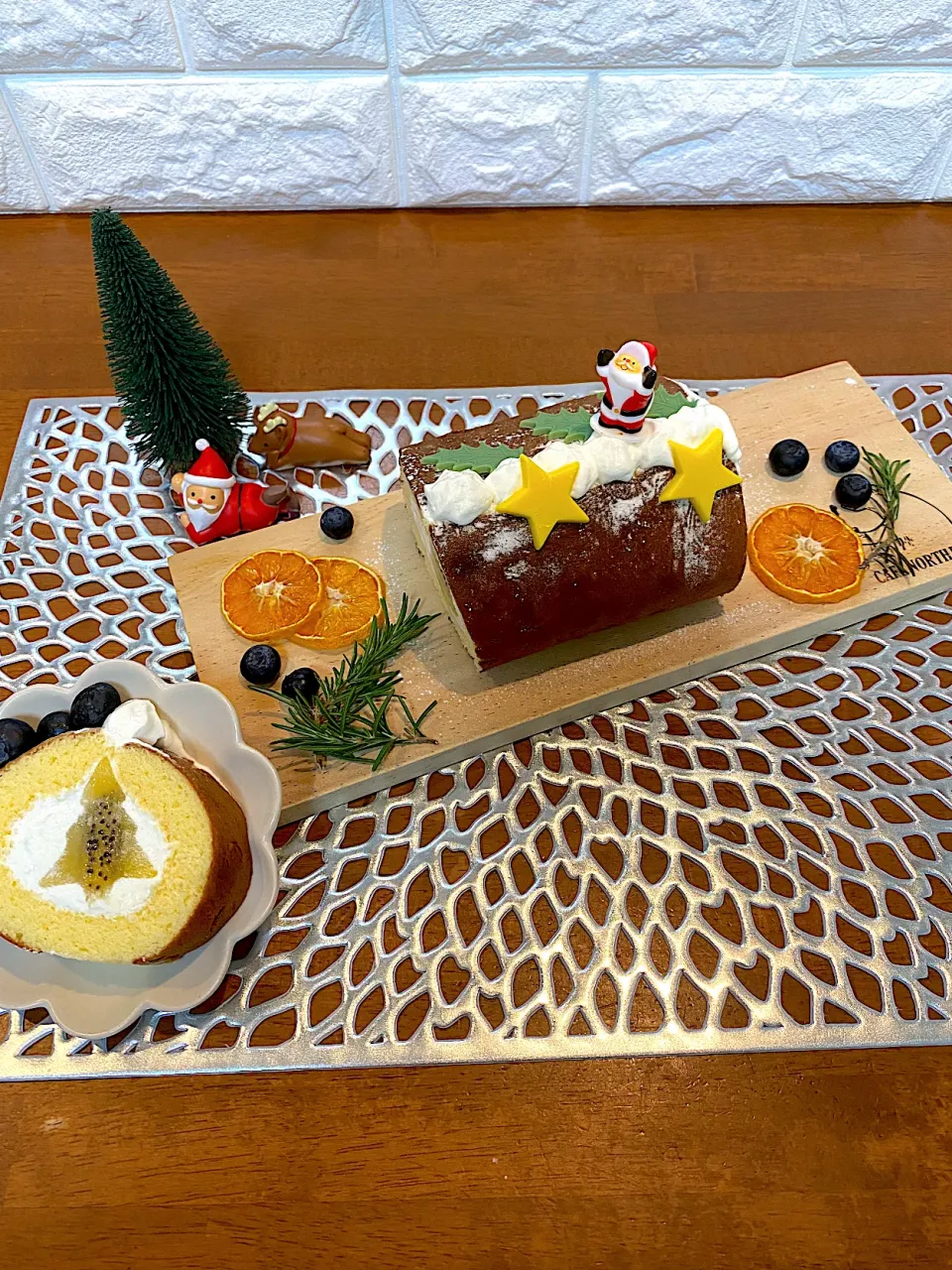 クリスマスロールケーキ|アパッチさん