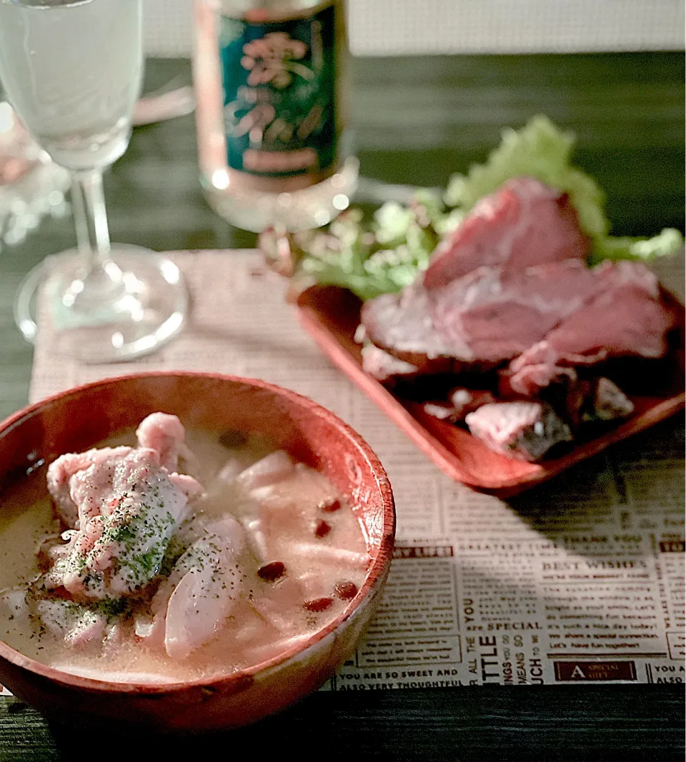 鶏モモ肉のチェダーチーズ煮込み|maruruさん