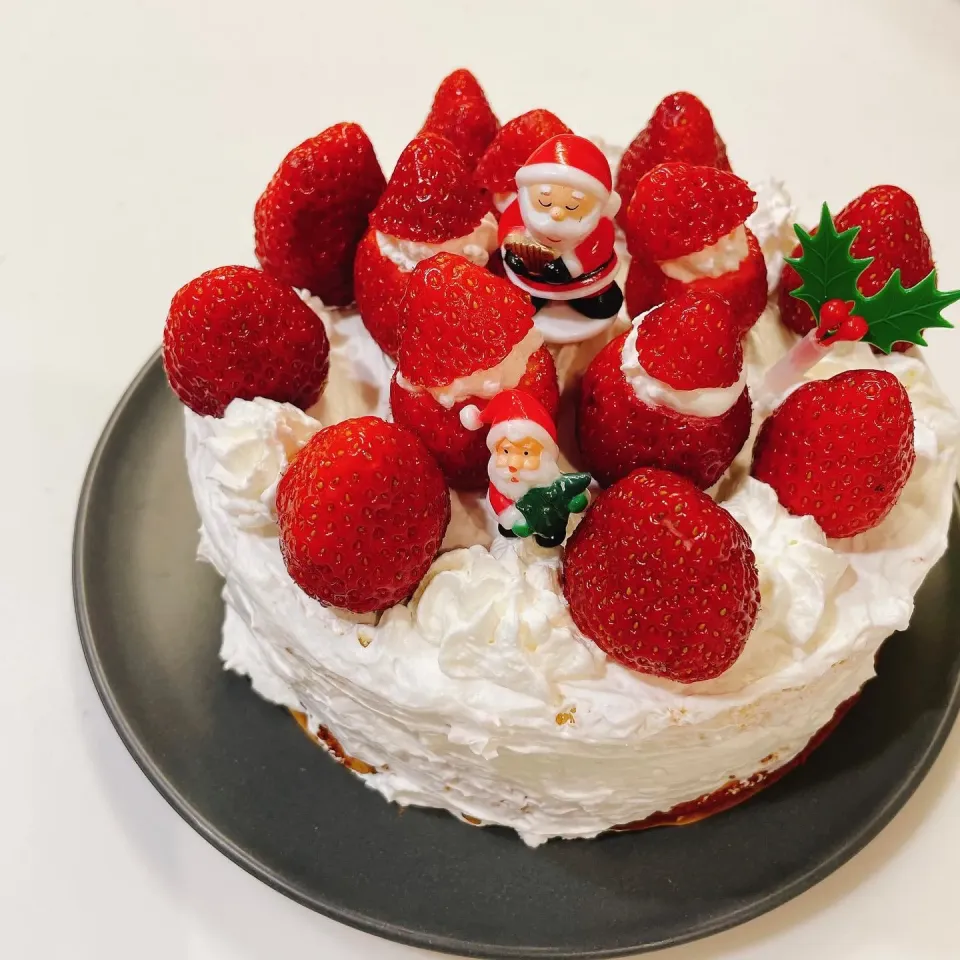 娘たちとクリスマスケーキ作り🎂|38cさん