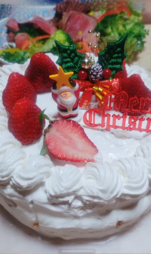 JK♡娘の手作り
クリスマス♬苺🍓ショートケーキ♬

美味し～ッｗ幸せ～ッｗ|ごますりさん