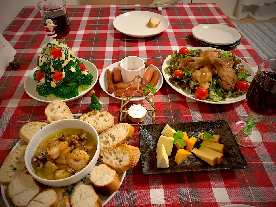 2022/12/24 クリスマスイブ🎅の晩ご飯🍴|ひーちゃんさん