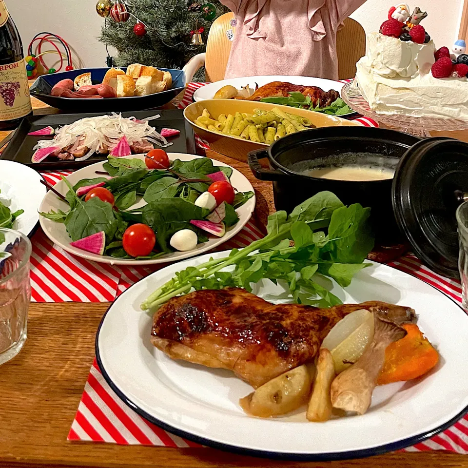 Snapdishの料理写真:クリスマスディナー|ふうりんさん