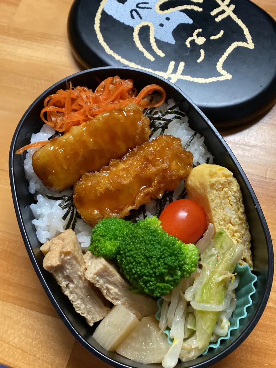 Snapdishの料理写真:イカ天弁当|aru_sakazakさん