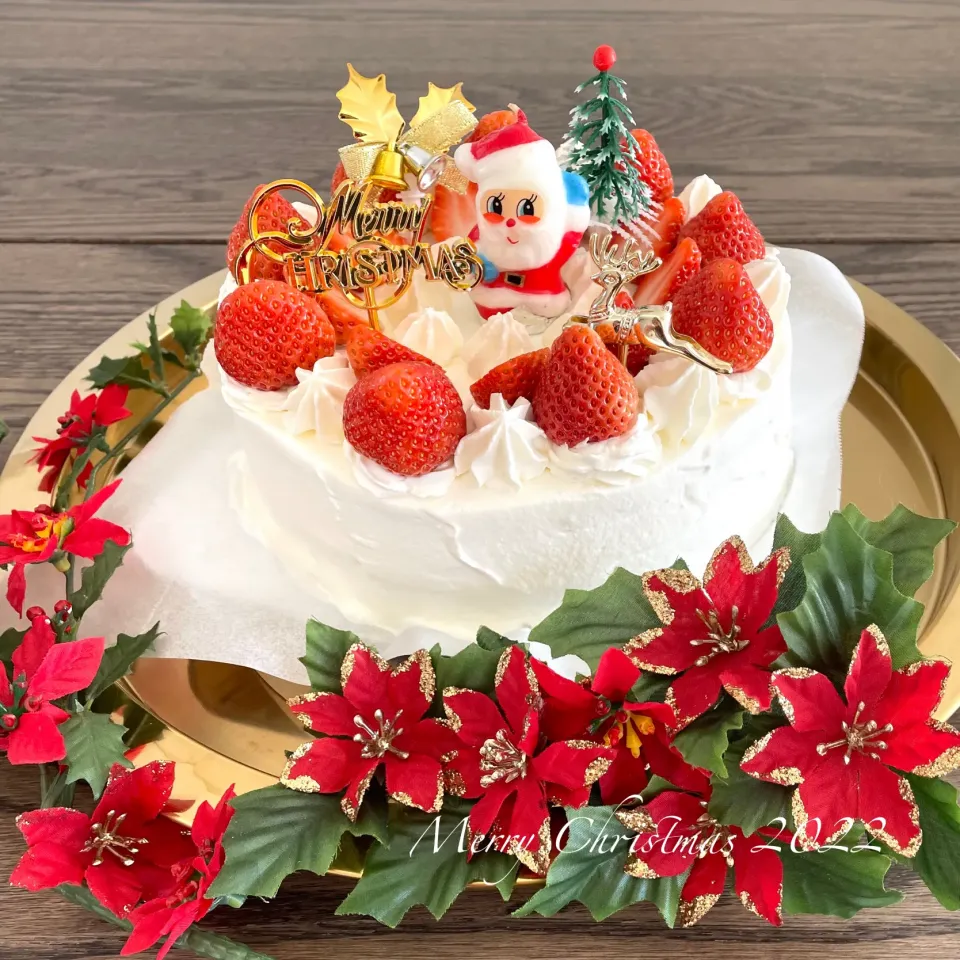 Snapdishの料理写真:クリスマスショートケーキ🎄|Ｌilicaさん