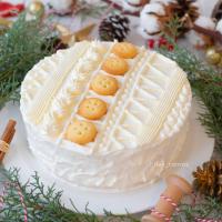 クリスマスのニットケーキ