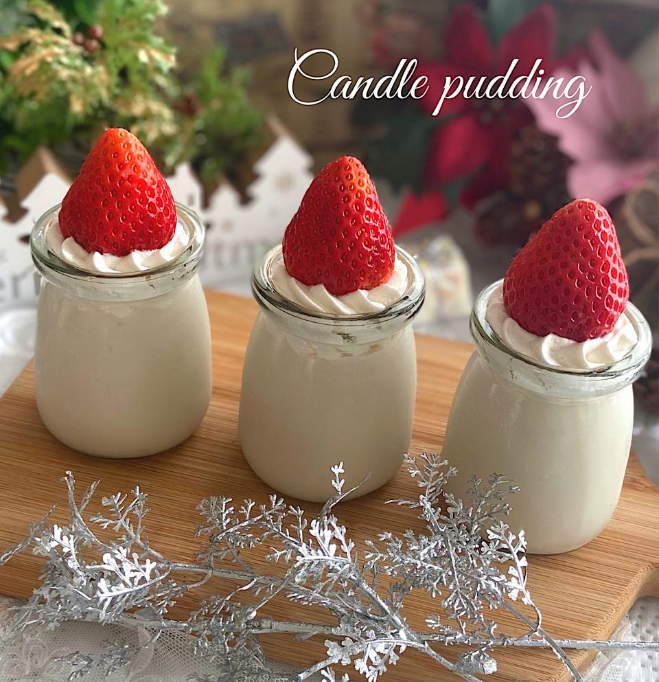 キャンドルプリン✨🕯🎄✨